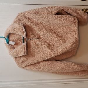 H&M Crop Top pull over sweater in light pink